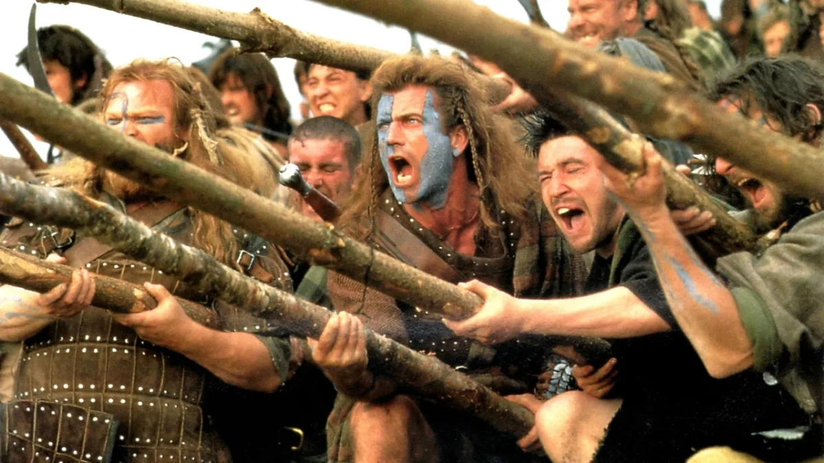 Mel Gibson paste het bloederige einde van 'Braveheart' aan om een R rating te behouden