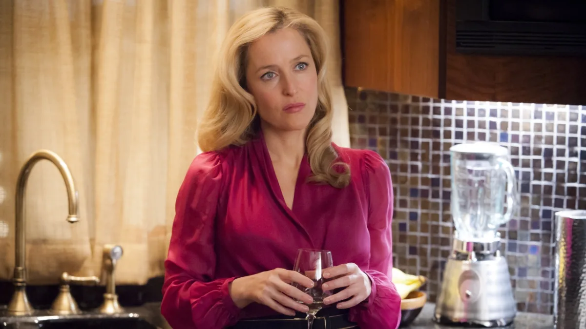 Gillian Anderson bespreekt haar onbedoelde bekendheid door een korte scène in de film The Turning