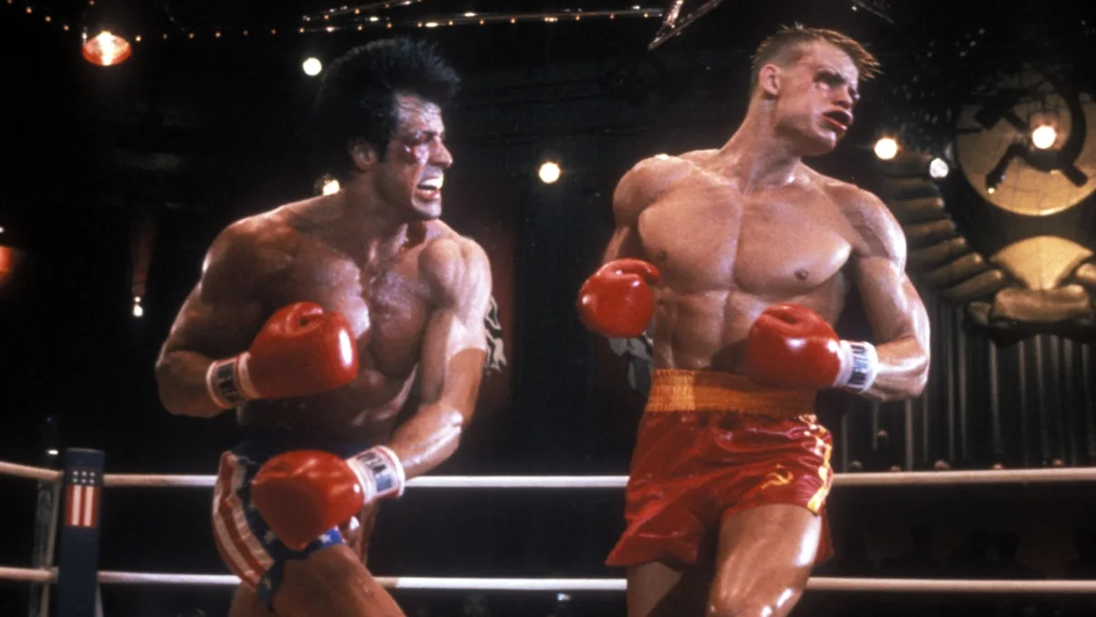 Sylvester Stallone raakte ernstig gewond tijdens opnames van Rocky IV door harde klappen van Dolph Lundgren