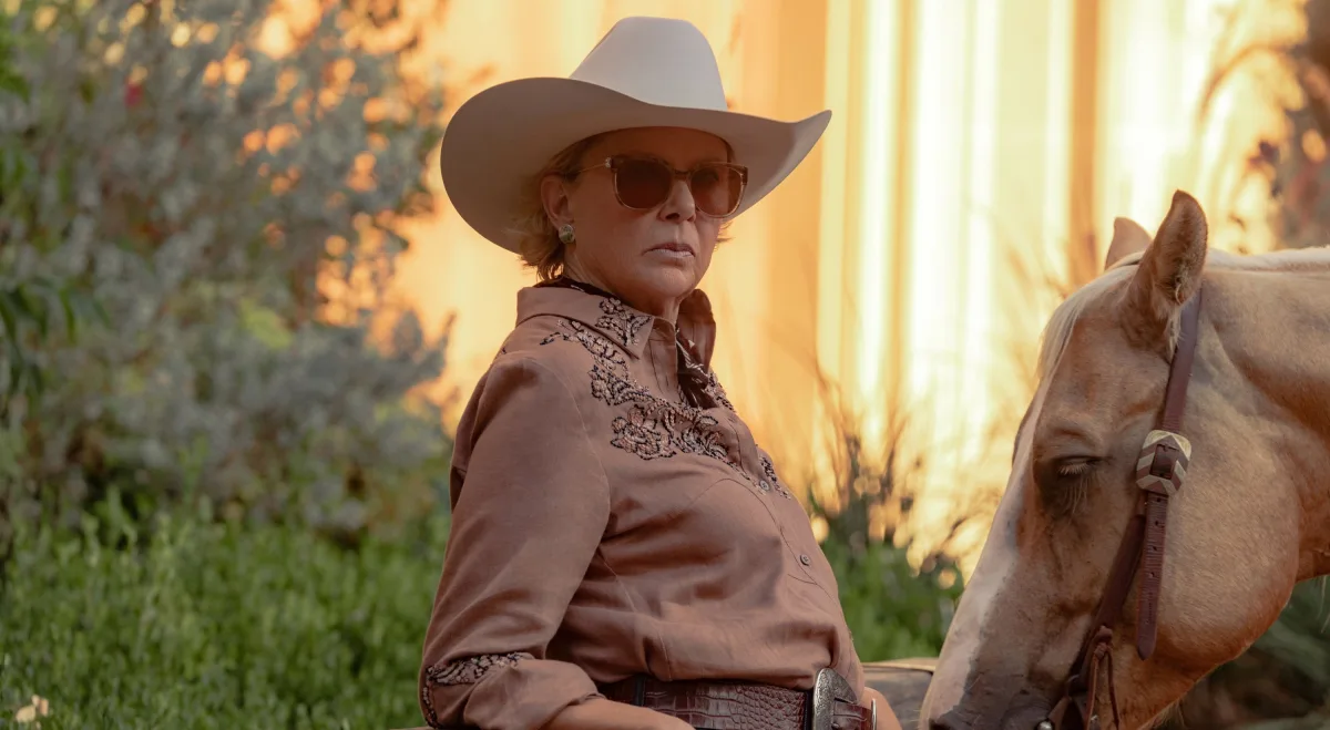 Annette Bening speelt de antagonist Beulah Jackson in de nieuwe 'Yellowstone'-spin-off 'Dutton Ranch'